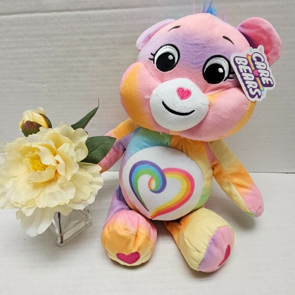 New Care Bears Togetherness Rainbow Heart Love All ❤️2022 Cloudco Basic Fun - Picture 16 of 16
